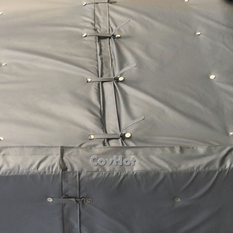 工業(yè)罐體保溫套廠家 支持異形定制 耐酸堿耐腐蝕 反復(fù)拆卸